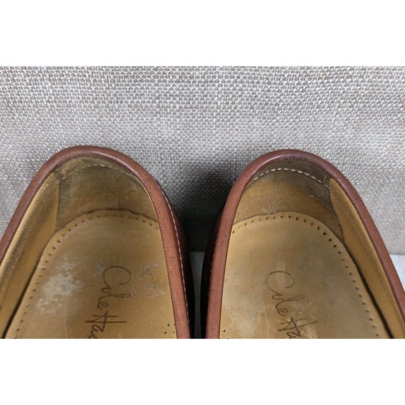 Vintage Cole Haan Men\'s Kiltie Monk Strap Fringe Brown Dress Shoes Loafers 11 D main image 9